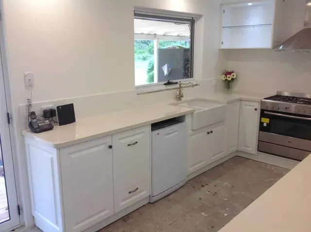 Kitchen In Progress — East Bunbury, WA — Bunbury Designer Cabinets & Furniture