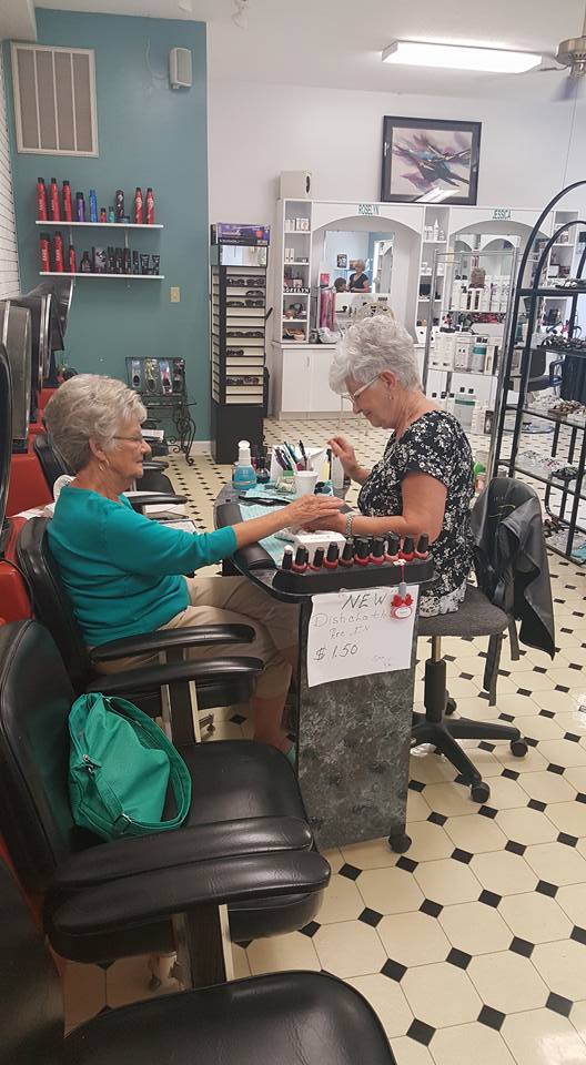 French Manicures — Woman Having a New Manicure in West Frankfort, IL