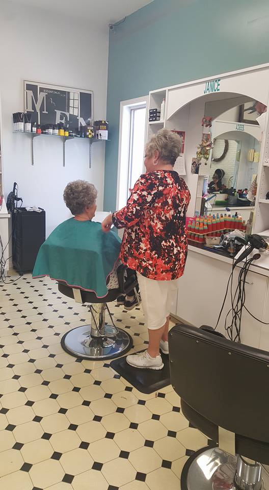 Hair Color — Woman Having a Treatment in West Frankfort, IL