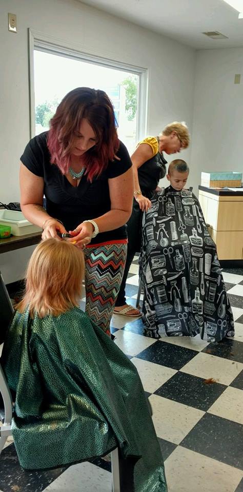 Hair Salon — Kids Having a Haircut in West Frankfort, IL