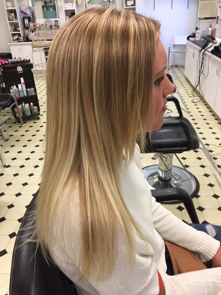 Hair Treatment Services — Woman Having a Hair Treatment in West Frankfort, IL