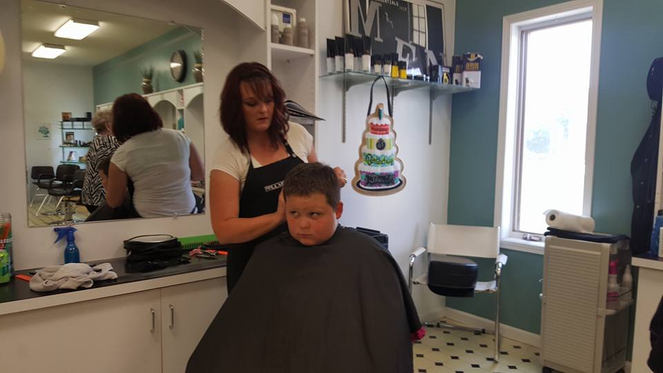 Special Occasion Hair — Boy Having Haircut in West Frankfort, IL