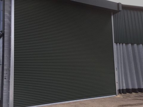 Safety compliant industrial roller shutters