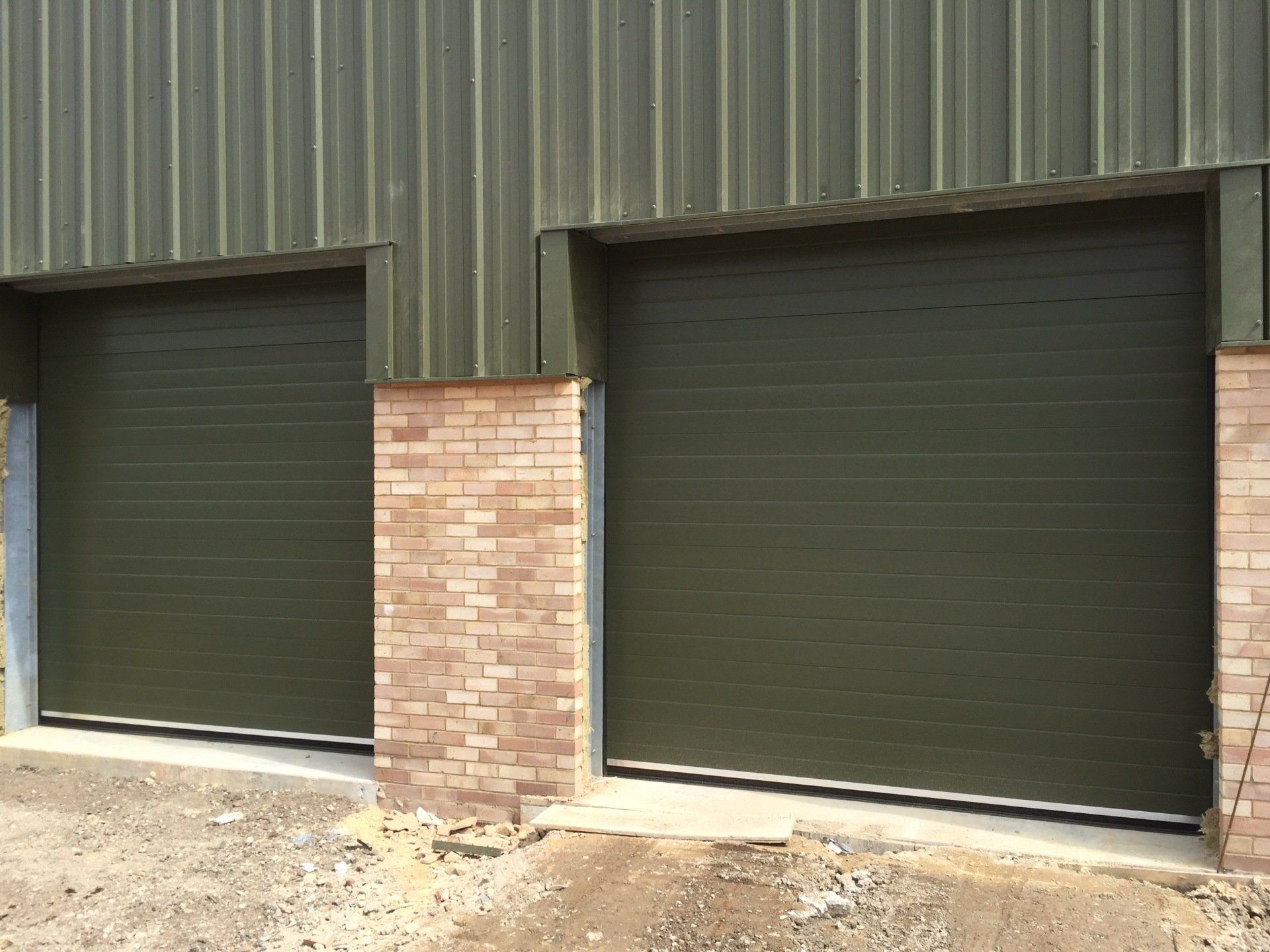 Sectional Overhead door example 2