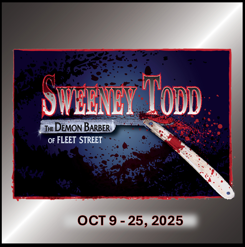 A poster for sweeney todd the demon barber of fleet street