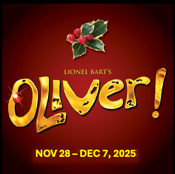 A poster for lionel bart 's oliver is dated nov 9 - dec 7 2025