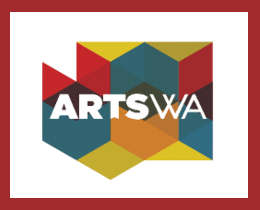 The logo for artswa is a colorful geometric design.