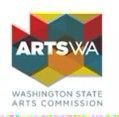 The logo for the washington state arts commission.