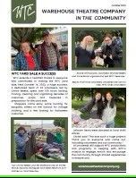 It is a warehouse theatre company in the community newsletter.