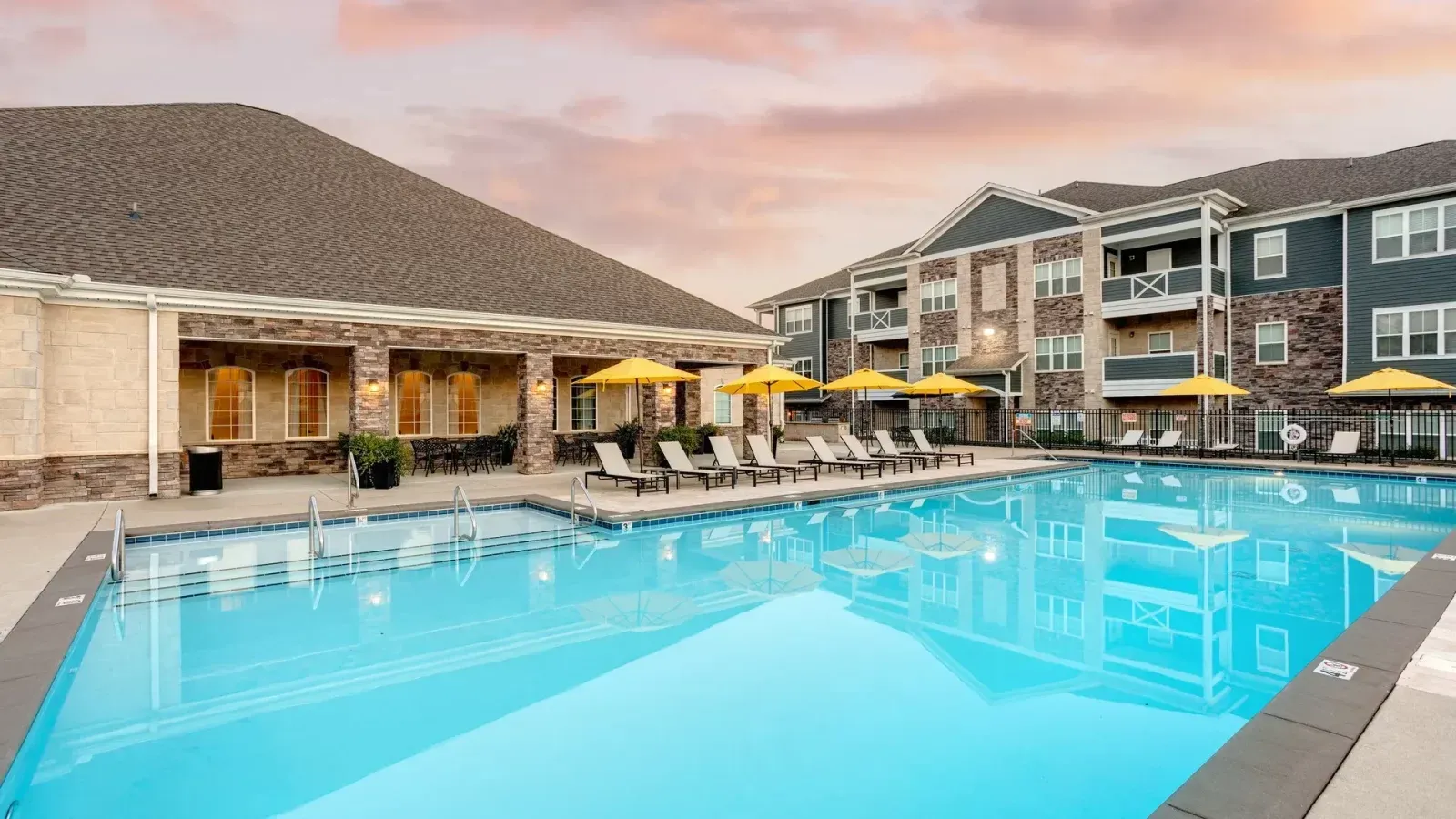 pool area.