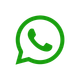 Um ícone verde do WhatsApp com um telefone dentro de um círculo em um fundo branco.