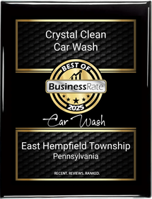 Plaque for Crystal Clean Car Wash,