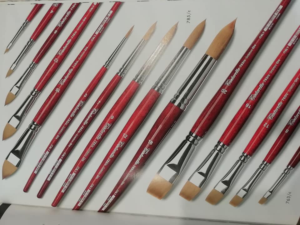 pennelli in varie dimensioni