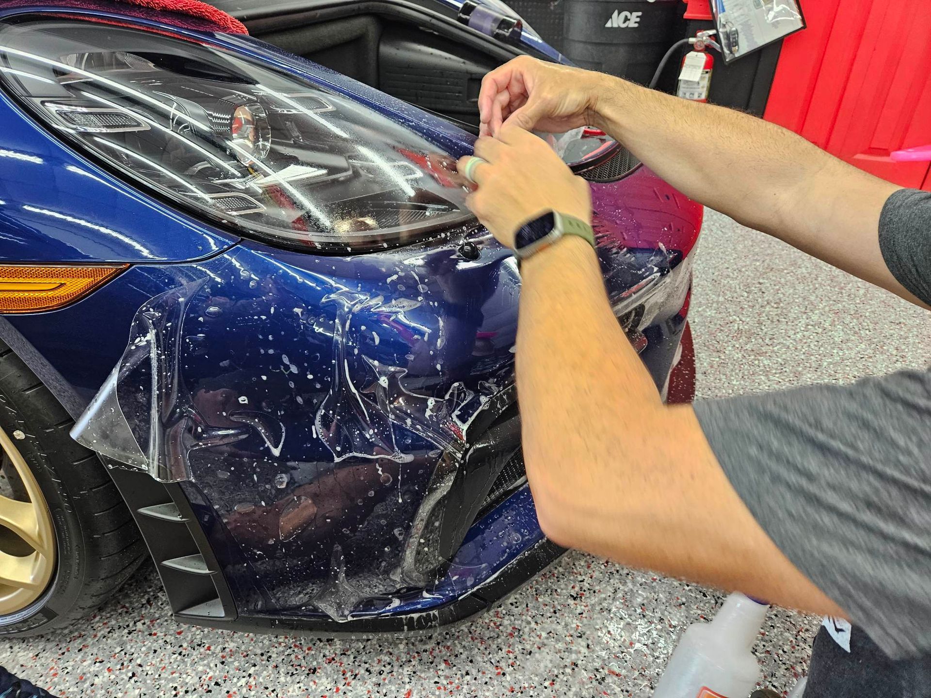 paint protection film professional installation in Melbourne, FL