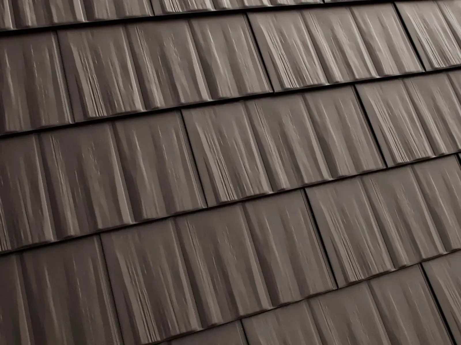 Cedar shingle-style metal roofing for Hillsboro OR homes offering the look of wood with lifetime aluminum durability.