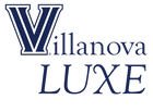 Villanova LUXE logo: dark blue 