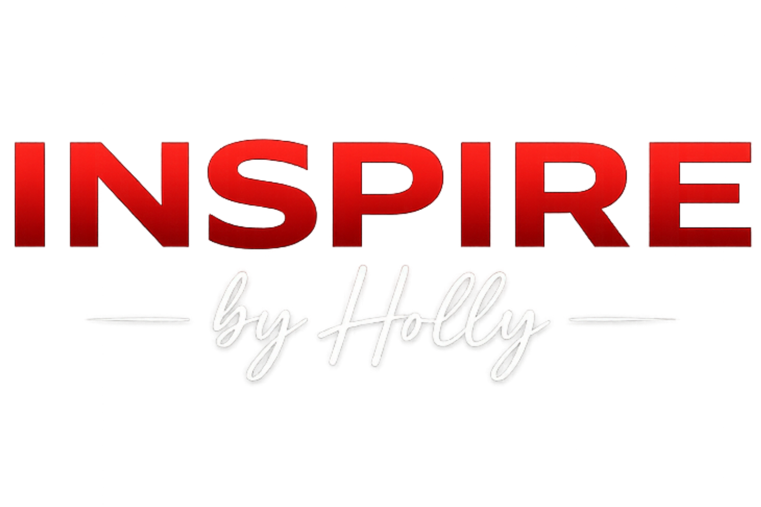 A logo for a company called inspired by holly