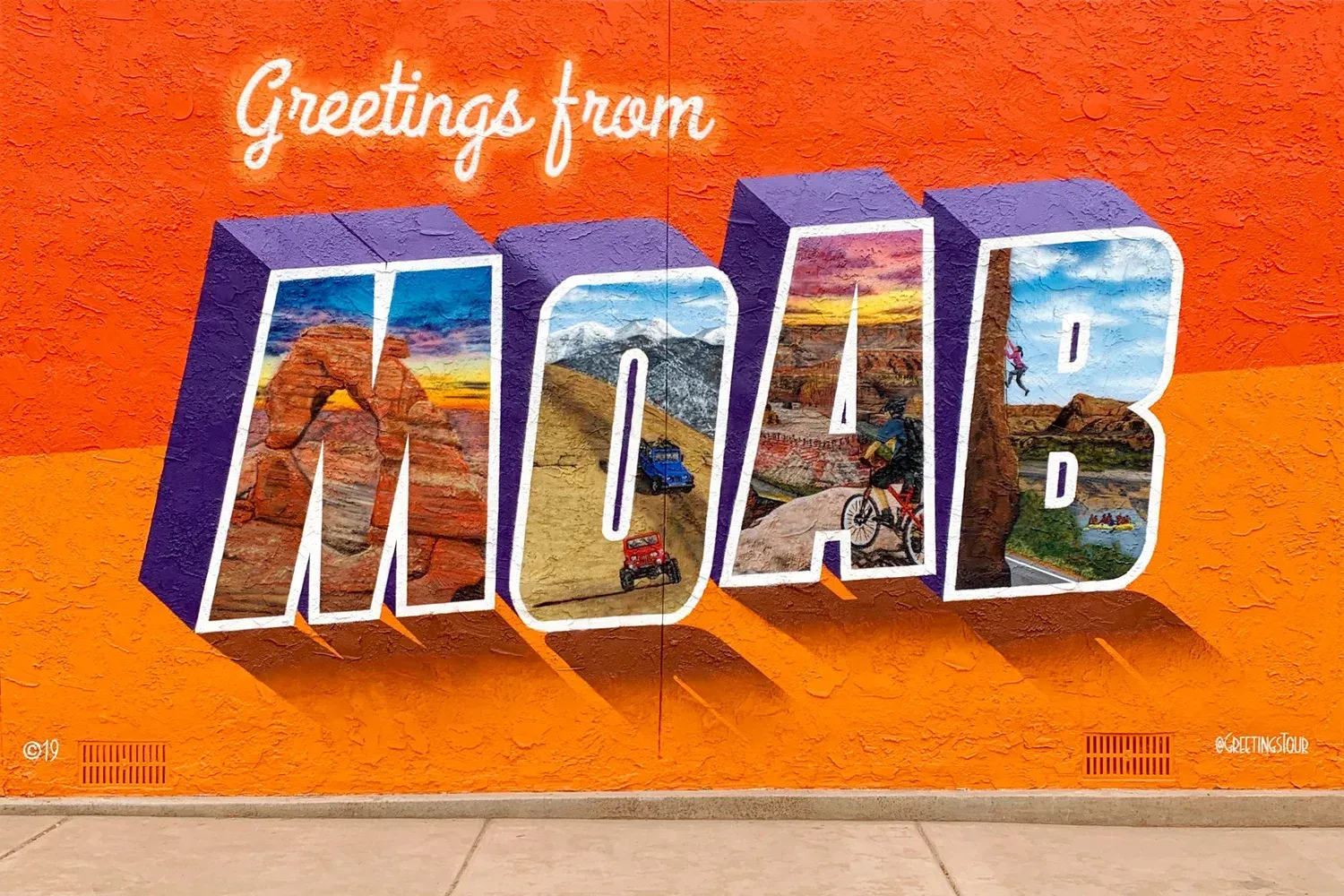 Greetings from Moab Mural