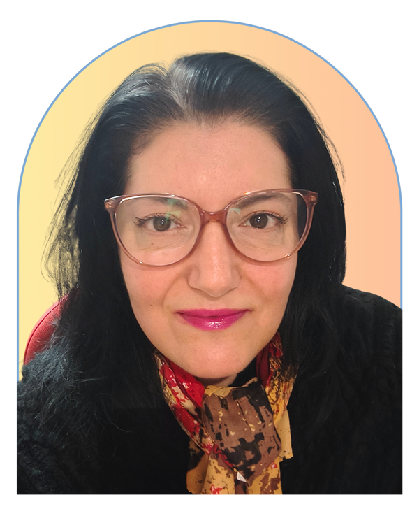 Camelia doing workshops for schools