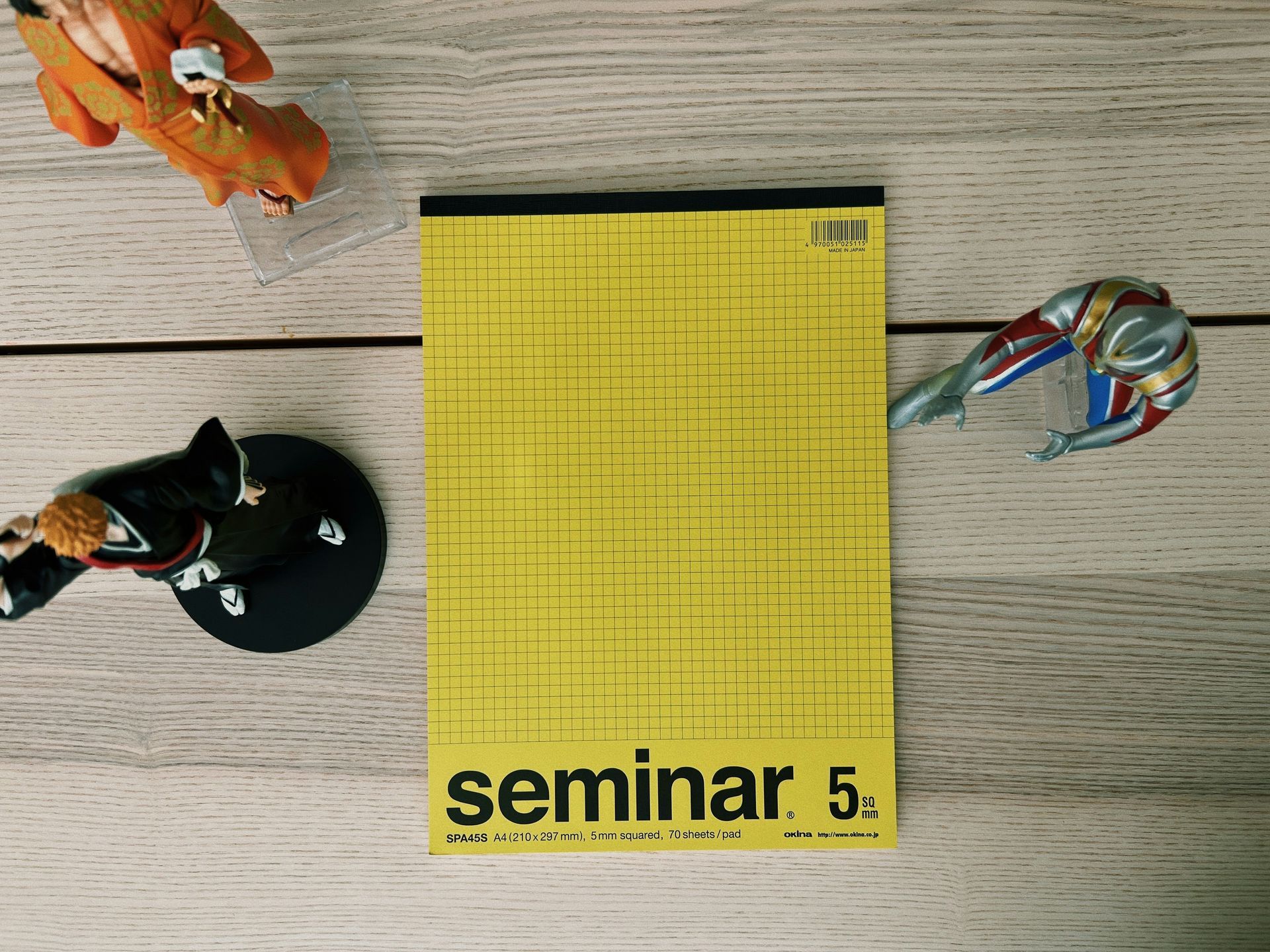 Notebook and pens at group training session facilitated by Mariyon