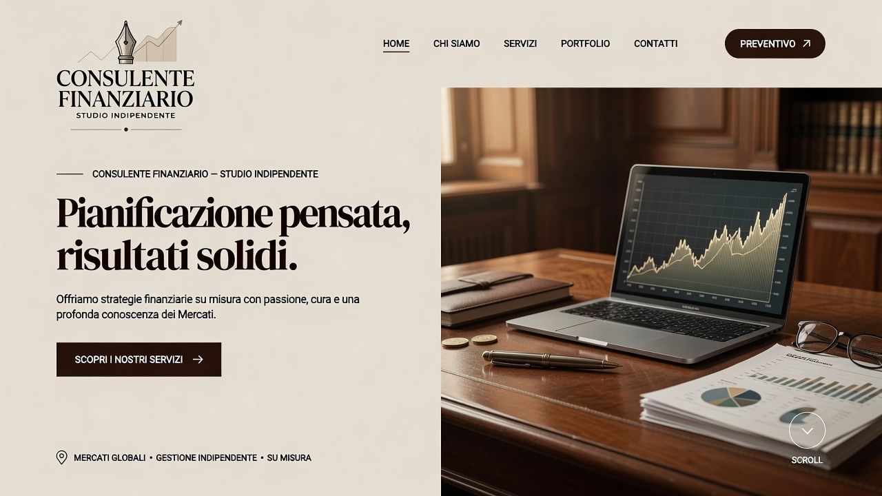 Consulente Finanziario — caso studio