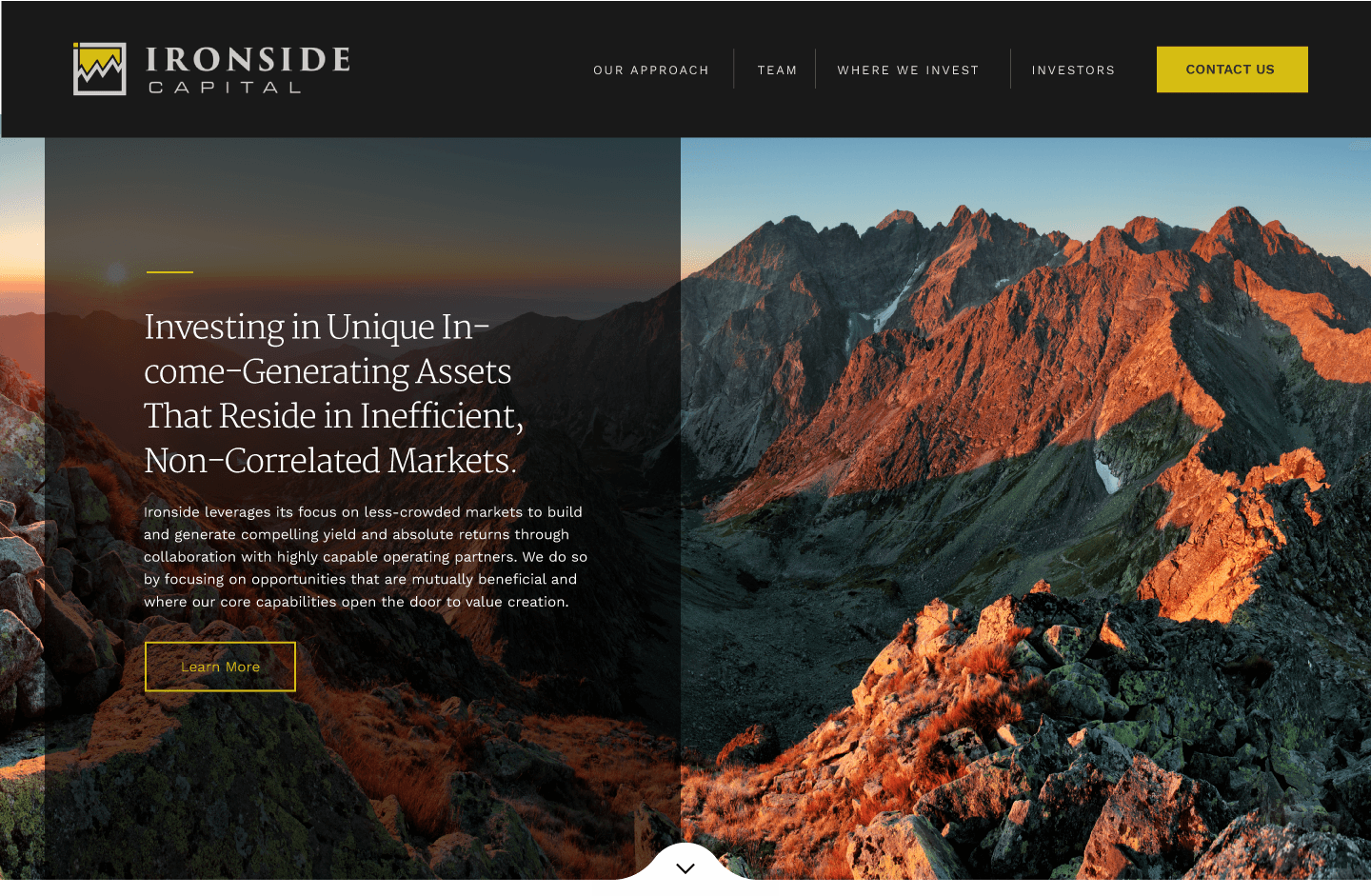 Ironside Capital Investing in Unique Assets in Inefficient Non