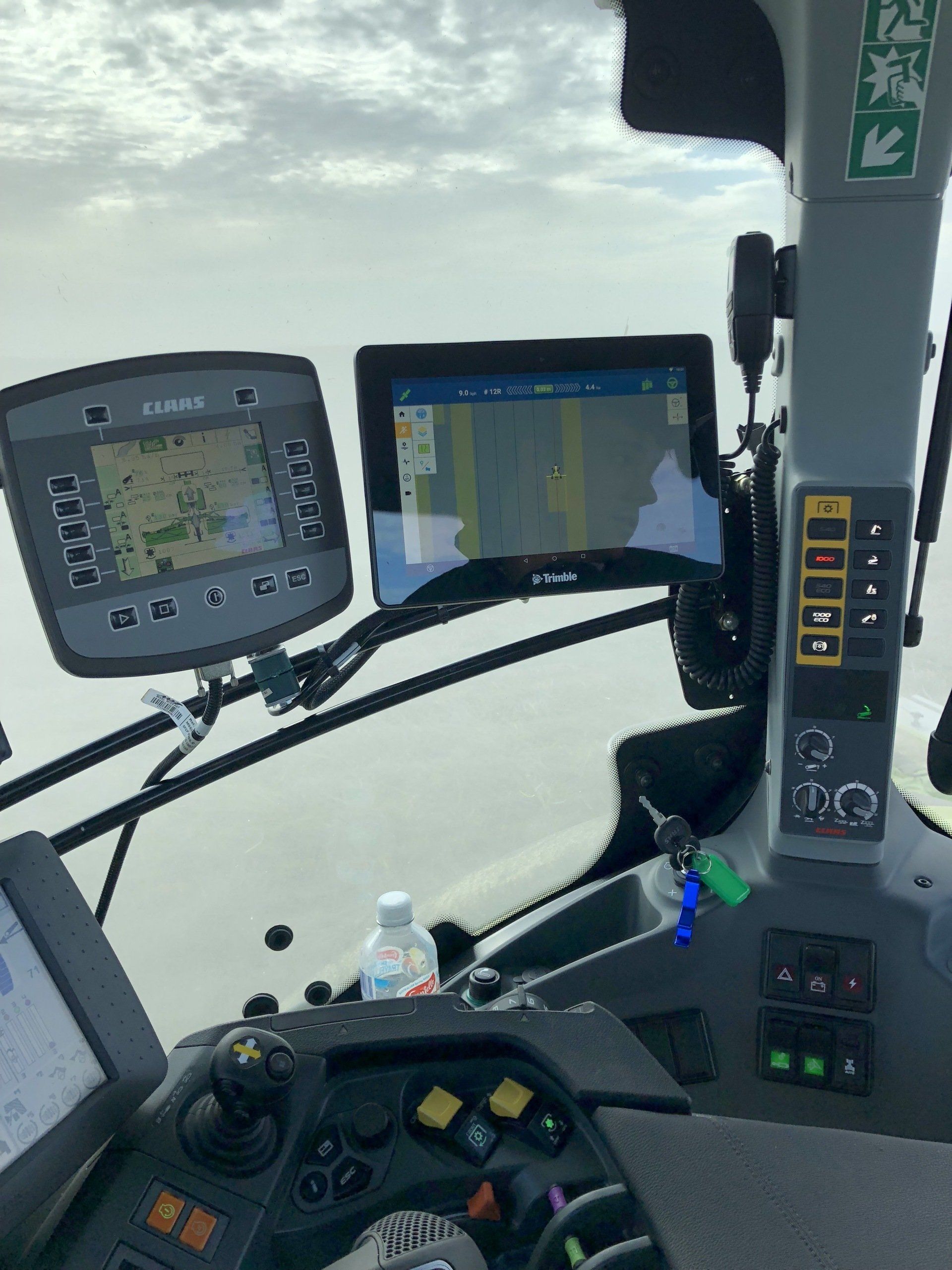 Autopilot in a CLAAS Tractor