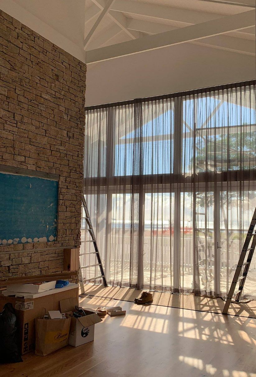 Motorised Sheer Curtains — Studio Curtains & Blinds in Mount Gravatt, QLD