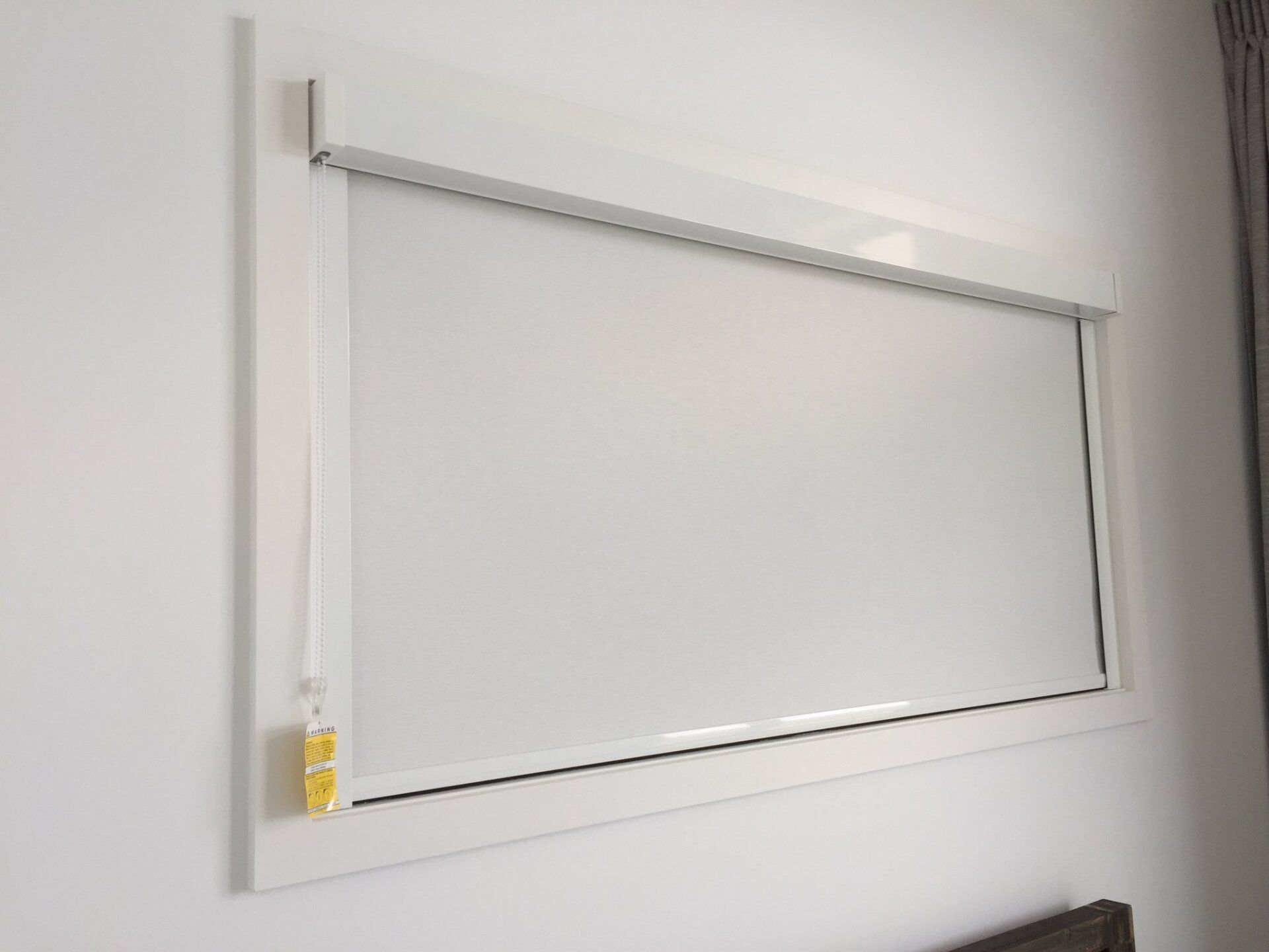 White Roller Blinds — Studio Curtains & Blinds in Mount Gravatt, QLD