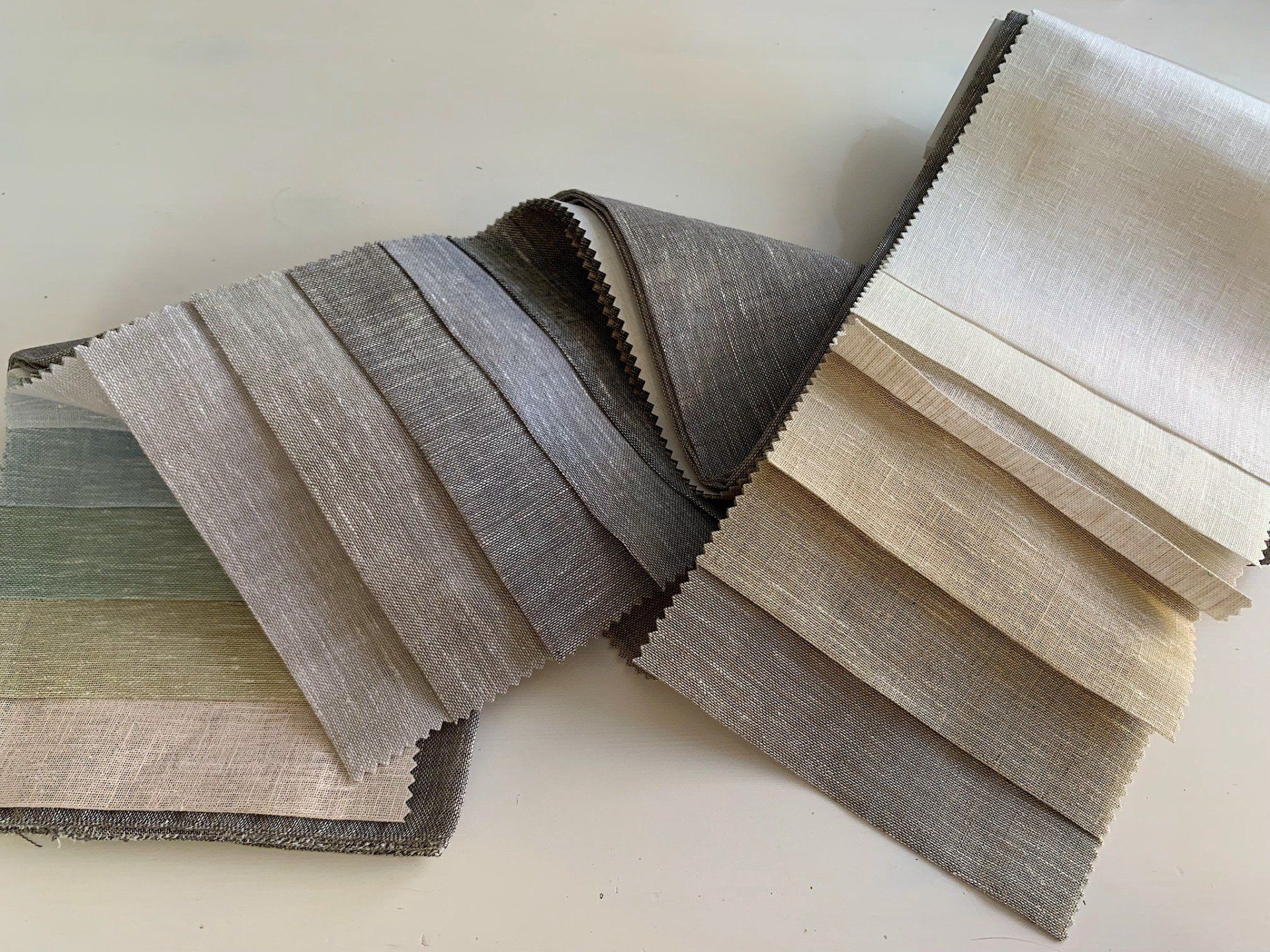 Linen Fabrics — Studio Curtains & Blinds in Mount Gravatt, QLD
