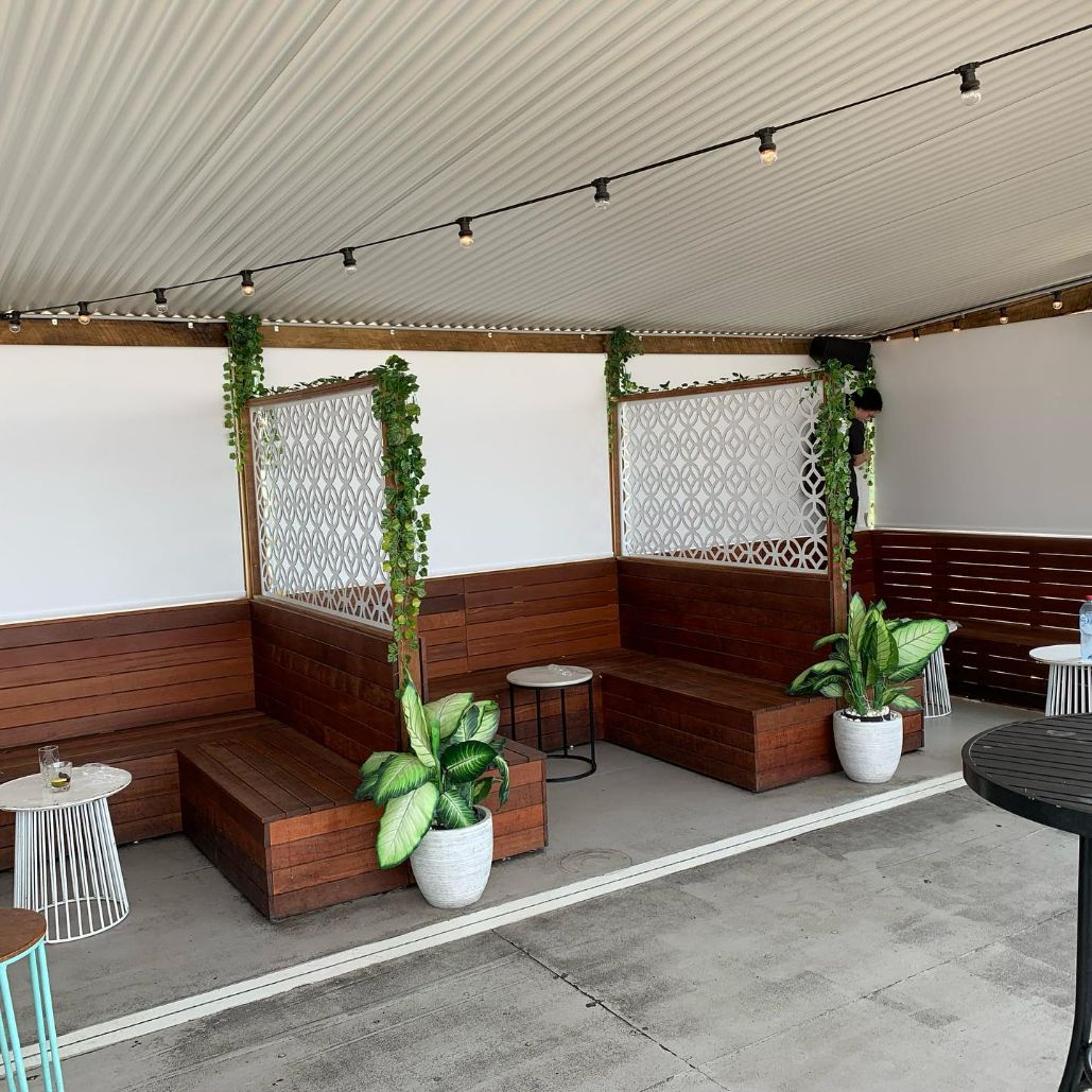 Tables & Chairs In XCargo — Studio Curtains & Blinds in Mount Gravatt, QLD