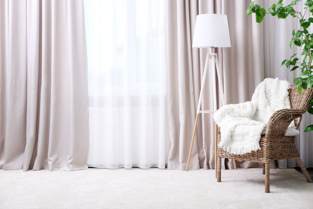 A Cosy Room With Curtains — Studio Curtains & Blinds in Mount Gravatt, QLD