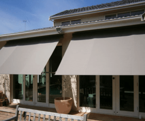 Outdoor Area With Awnings — Studio Curtains & Blinds in Mount Gravatt, QLD