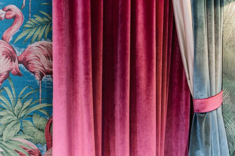 Velvet Curtains — Studio Curtains & Blinds in Mount Gravatt, QLD