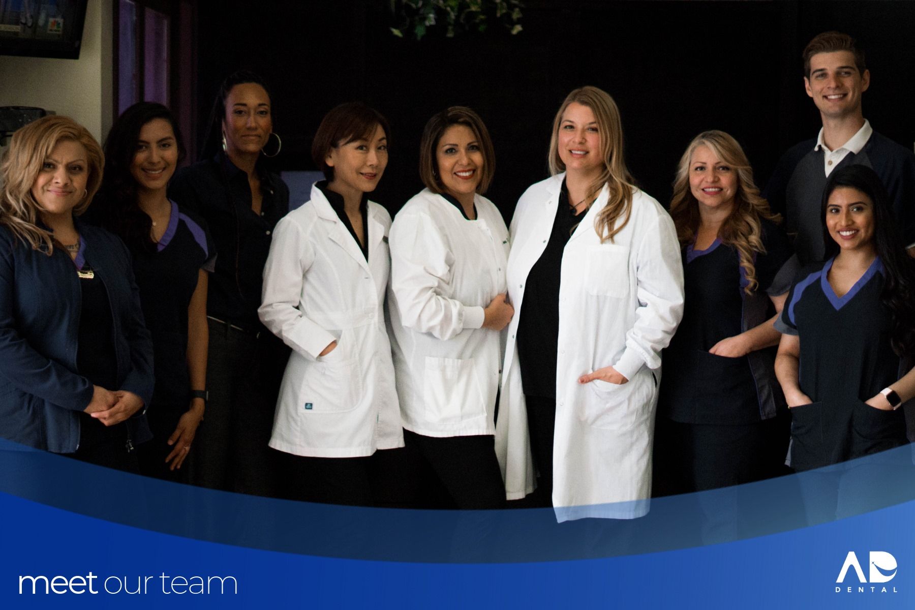 Team of dental professionals of AD Dental.
