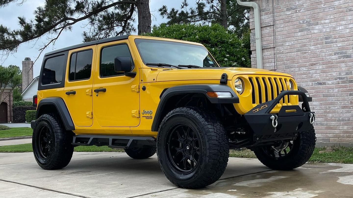 ceramic-coated yellow vehicle