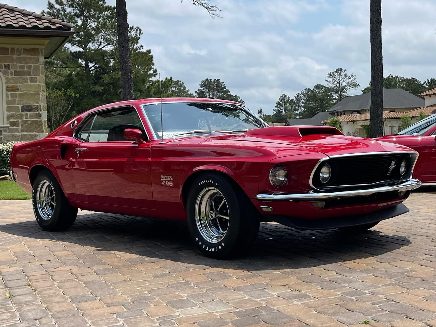 red car with ceramic coating