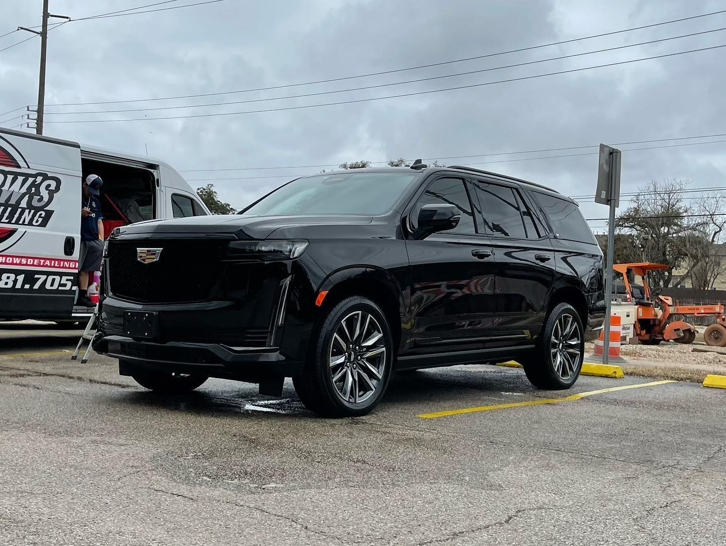 Black SUV ceramic coating