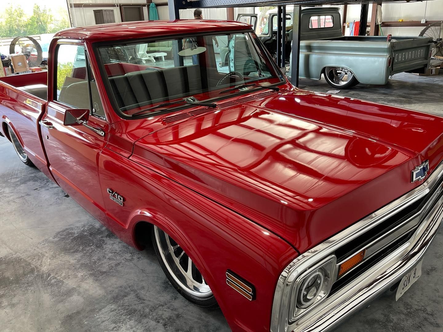 ceramic coated vehicle parked indoor