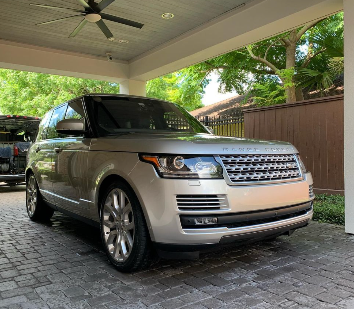 a vehicle with Ceramic Coating parked in a property