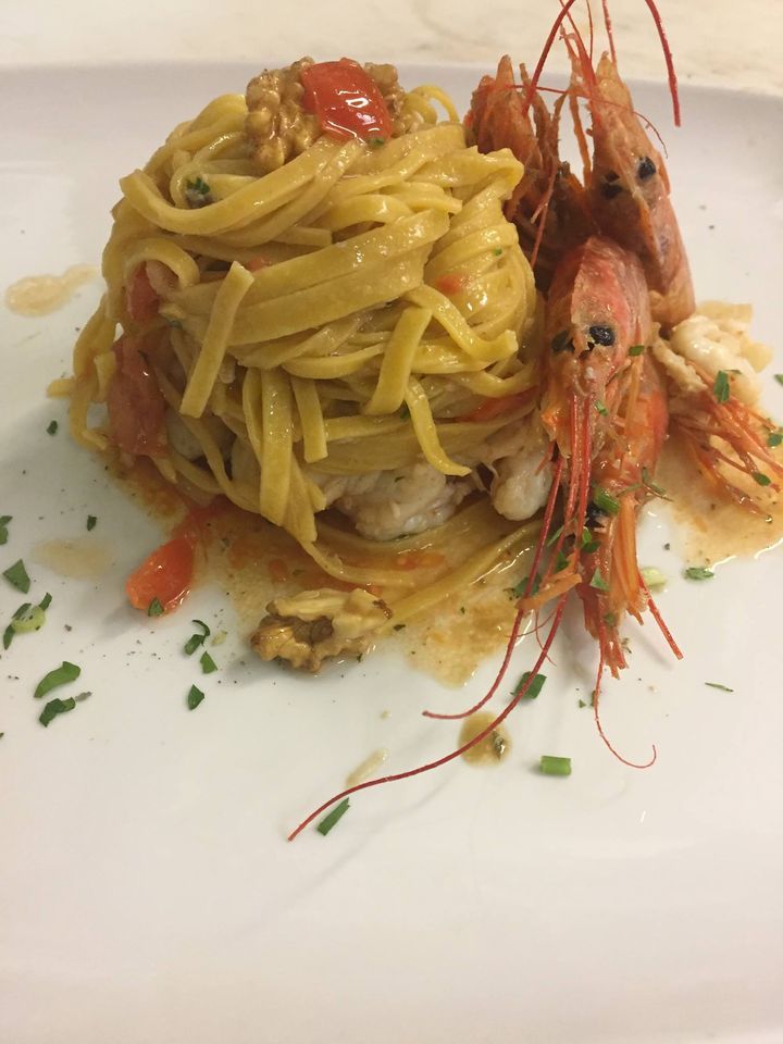 Spaghetti con astice