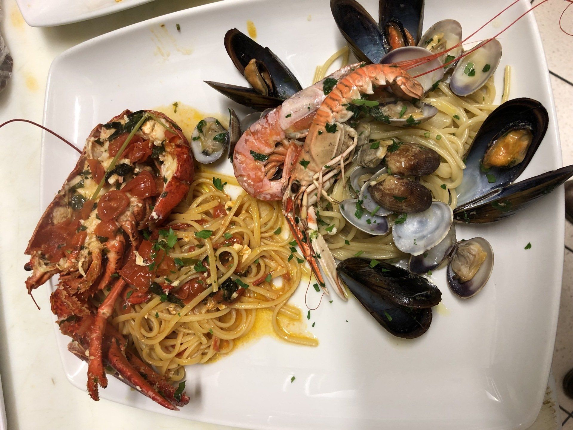 spaghetti allo scogio