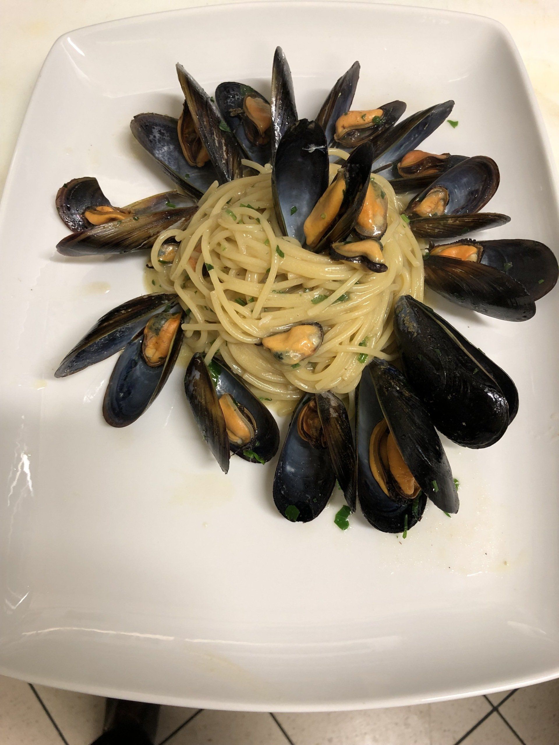 spaghetti con le cozze