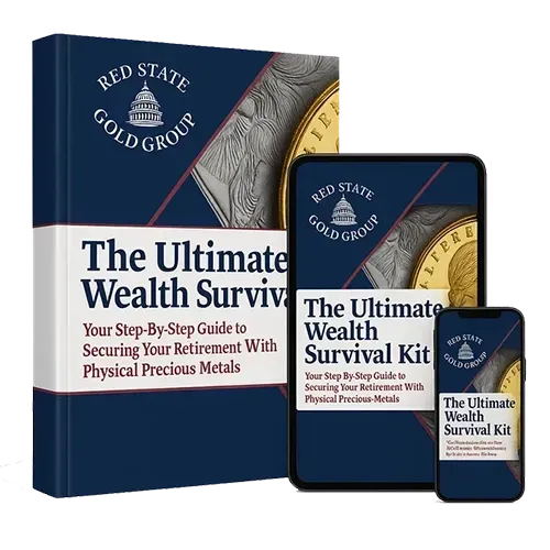 A book titled the ultimate wealth survival kit