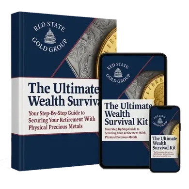 A book titled the ultimate wealth survival kit
