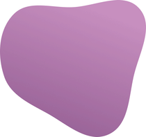 A purple circle with a white border on a white background.