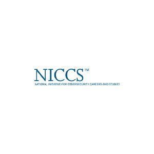 The niccs logo is a national initiative for cybersecurity careers and studies.