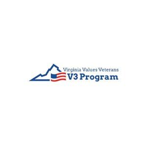 The logo for the virginia values veterans v3 program.