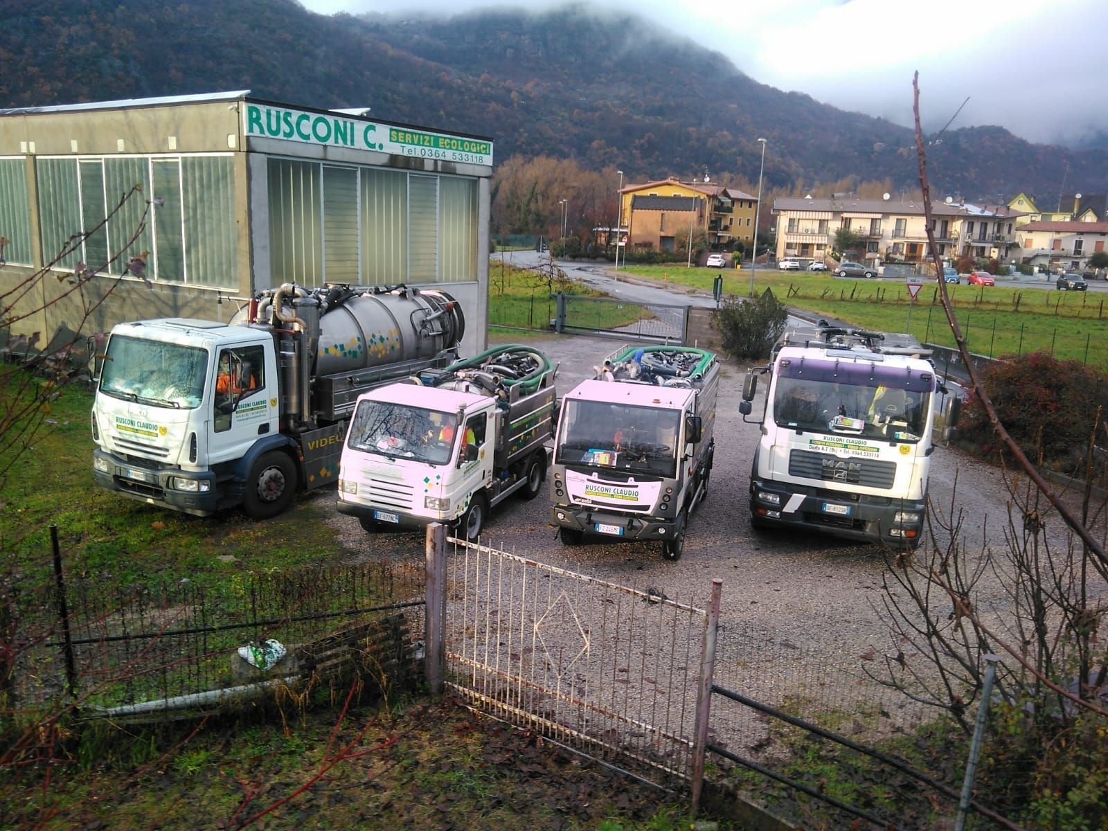 Claudio Rusconi, spurgo pozzi, videispezioni fogne