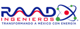 The logo for raad ingenieros transformando a mexico con energia